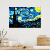 Starry Night, célèbre tableau de Van Gogh (Cuisine)
