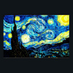 Starry Night, célèbre tableau de Van Gogh<br><div class="desc">Starry Night,  peinture populaire de Vincent van Gogh</div>
