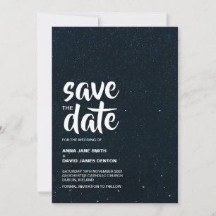 Starry Night Dreamy Enregistrer La Date Invitation