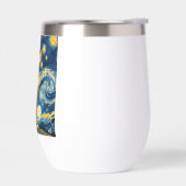 Starry Night Elf Sphinx Chat Van Gogh Art Peinture (Gauche)