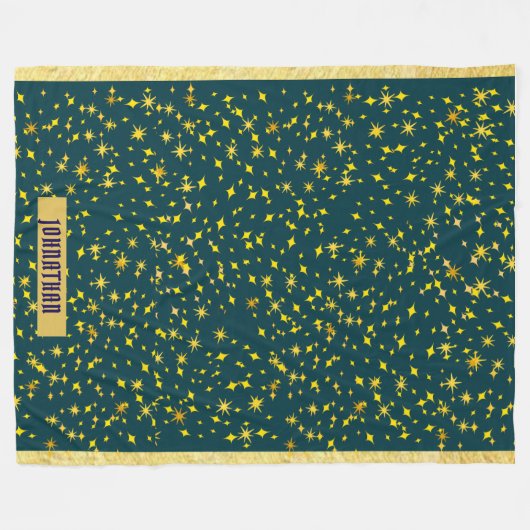 Starry Night Fleece Throw (Voorkant (Horizontaal))