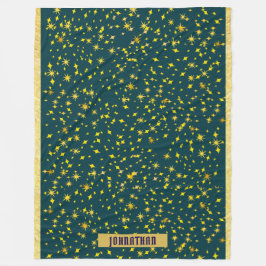 Starry Night Fleece Throw Deken