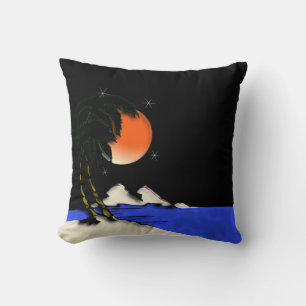 Starry Night Island American Mojo Jeter Oreiller