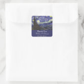 Starry Night mariage faveur merci stickers (Sac)