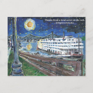 Starry Night Mississippi Queen, Merci, Carte posta