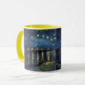 Starry Night on the Rhone Mug – Van Gogh Inspired (Devant gauche)