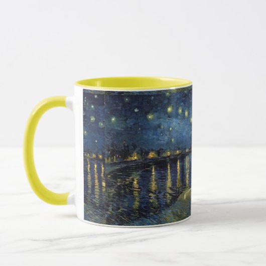 Starry Night on the Rhone Mug – Van Gogh Inspired  Mok (Links)