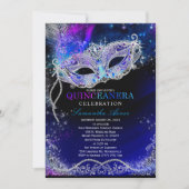 Starry Night Quinceanera Thème Invitations (Devant)