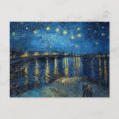 Starry Night Rhone Vincent van Gogh Carte postale (Devant)