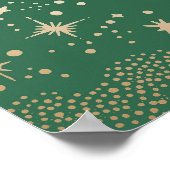 Starry Night Sky Celestial Mariage Affiche de bien (Coin)