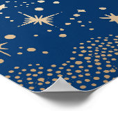 Starry Night Sky Celestial Mariage Affiche de bien (Coin)