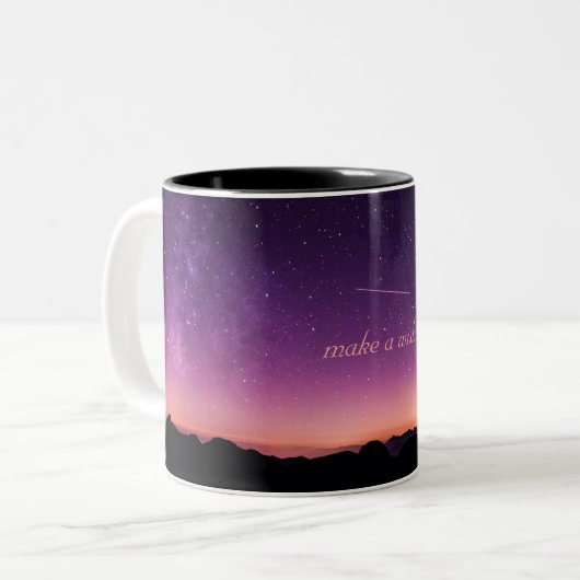 Starry Night Sky Coffee Mug (Devant gauche)
