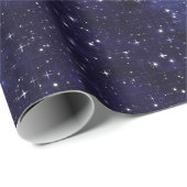 Starry Night Sky Grid Cadeaupapier (Rol Hoek)