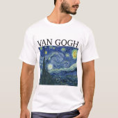 Starry Night Van Gogh T-Shirt (Devant)