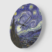 STARRY NIGHT VAN GOGH WALL DESIGNER HORLOGE - CADE (Angle)