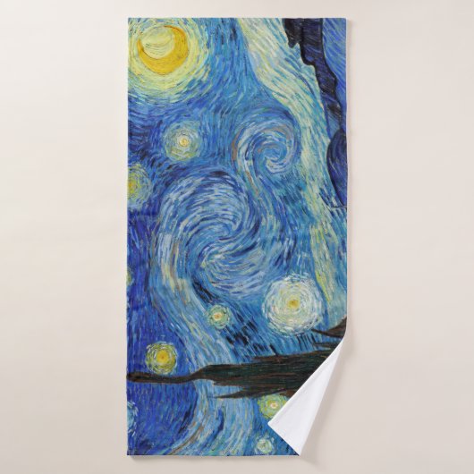 Starry Night, Vincent van Gogh (Serviette de bain)
