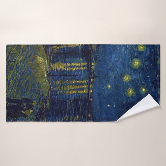 Starry Night, Vincent van Gogh (Serviette de bain)