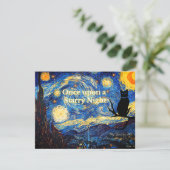 Starry Night Vincent van Gogh Carte de voeux pour  (Debout devant)