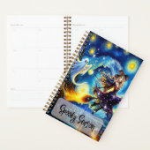 Starry Night Witchy Halloween Design (Devant avec enveloppe)