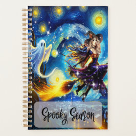 Starry Night Witchy Halloween Design Planner