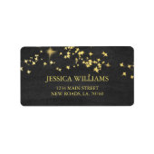 Starry Nights Étiquette de la poste (Devant)