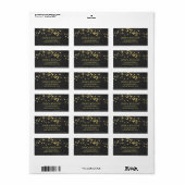 Starry Nights Étiquette de la poste (Feuille entière)