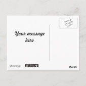 Starry nite briefkaart (Achterkant)