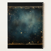 Starry nuit bleu romantique avec nom (Dos)