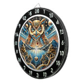 Starry Owl Haven Design Dartbord (Voorkant Rechts)