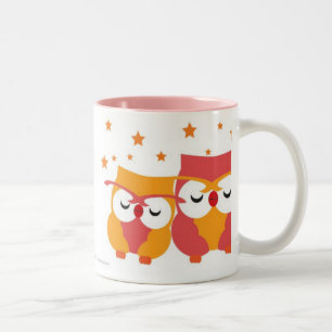 Starry Owls Tweekleurige Koffiemok