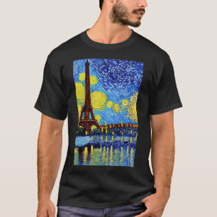 Starry Paris Night T-shirt