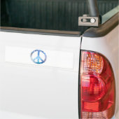 Starry Peace Sign Bumpersticker (Op Truck)