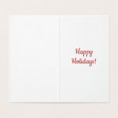 Starry Père Noël Snowman *pack de 25 cartes de fin (Inside Unfolded)