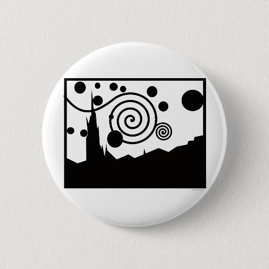 Starry Pictogram Ronde Button 5,7 Cm (Voorkant)