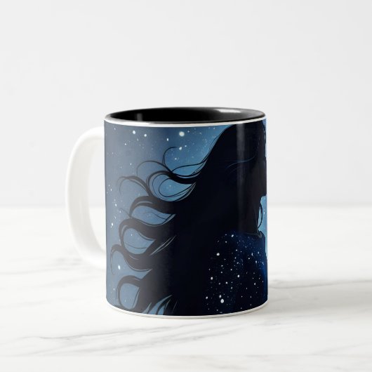 Starry Silhouette Dreamscape Mug (Devant gauche)