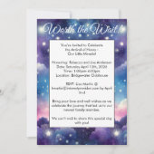 Starry Sky Adoptie Baby shower Kaart (Voorkant)