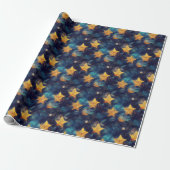 Starry Sky Cadeaupapier (Uitgerold)