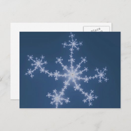 Starry Sky - Carte postale fractale (Devant / Derrière)