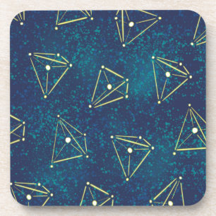 Starry Sky Chemistry Art – Molecule Constellaties Bier Onderzetter