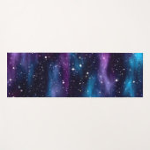 Starry Sky Galaxy Paars & Blue Yogamat (Voorkant (horizontaal))