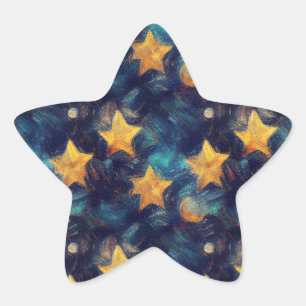 Starry Sky Ster Sticker