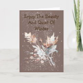 Starry Snowfall Sweet Winter Card Kaart (Voorkant)