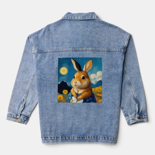 Starry Spring Bunny Jean Jacket (Achterkant)