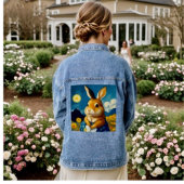 Starry Spring Bunny Jean Jacket