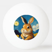 Starry Spring Bunny Ping Pong Ball (Voorkant)
