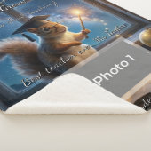 Starry Squirrel Teacher Appreciation Blanket Sherpa Deken (3/4)