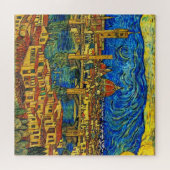 Starry Sterrennacht Florence Italië Legpuzzel (Horizontaal)
