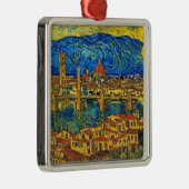 Starry Sterrennacht Florence Italië Metalen Ornament (Rechts)