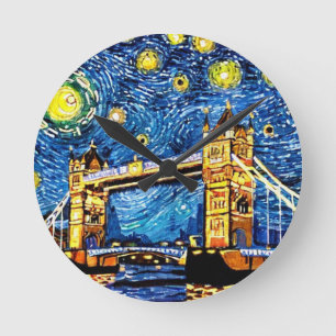 Starry Sterrennacht London England Ronde Klok