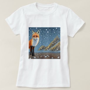 Starry Sterrennacht Storybook Fox T-shirt